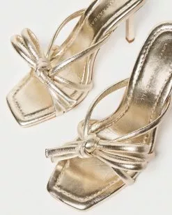 Loeffler Randall New Arrivals Margi Champagne Bow Heel 10 Loeffler Randall New Arrivals Margi Champagne Bow Heel