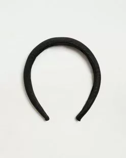 Loeffler Randall Marina Puffy Headband Black