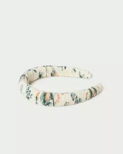 Loeffler Randall Pleats Marina Nova Floral Puffy Headband