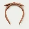 Loeffler Randall Meadow Rust Bow Headband 2 Loeffler Randall Meadow Rust Bow Headband