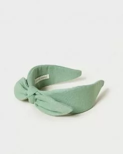 Loeffler Randall New Arrivals Meadow Sage Bow Headband