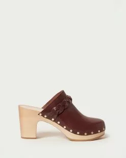 Loeffler Randall Merrill Espresso Heeled Braid Clog