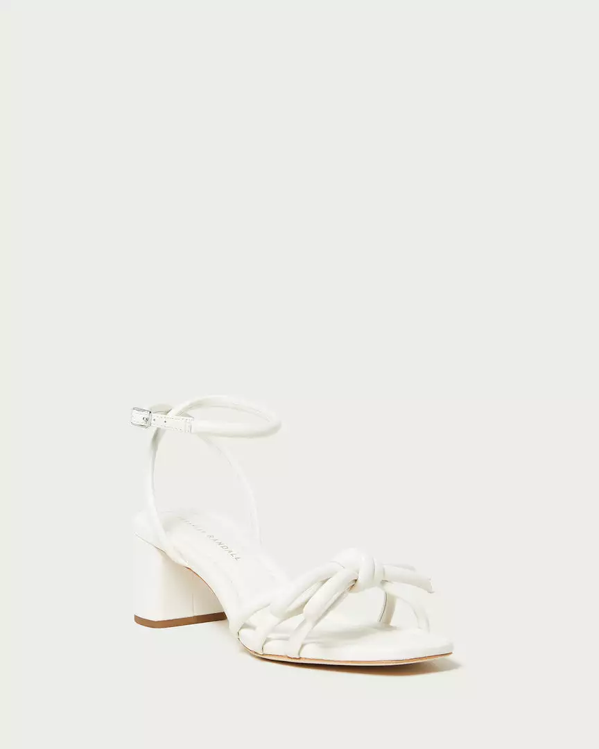 Loeffler Randall Mikel White Bow Mid-Heel Sandal New Arrivals 3 Loeffler Randall Mikel White Bow Mid-Heel Sandal New Arrivals