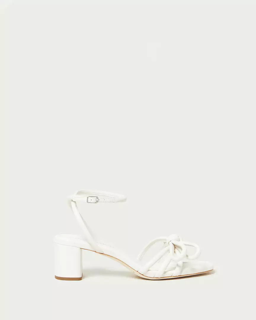 Loeffler Randall Mikel White Bow Mid-Heel Sandal New Arrivals 4 Loeffler Randall Mikel White Bow Mid-Heel Sandal New Arrivals