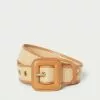 Loeffler Randall Mirren Natural/Honey Belt