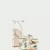 Loeffler Randall Natalia Nova Floral Platform Bow Heel