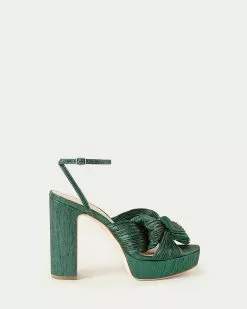 Loeffler Randall Natalia Emerald Platform Bow Heel