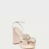 Loeffler Randall Natalia Platinum Pleated Bow Heel 1 Loeffler Randall Natalia Platinum Pleated Bow Heel
