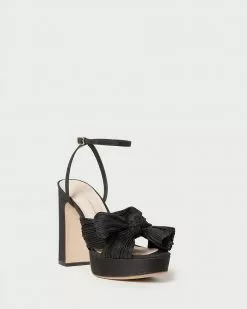 Loeffler Randall Natalia Black Platform Bow Heel