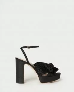 Loeffler Randall Natalia Black Platform Bow Heel