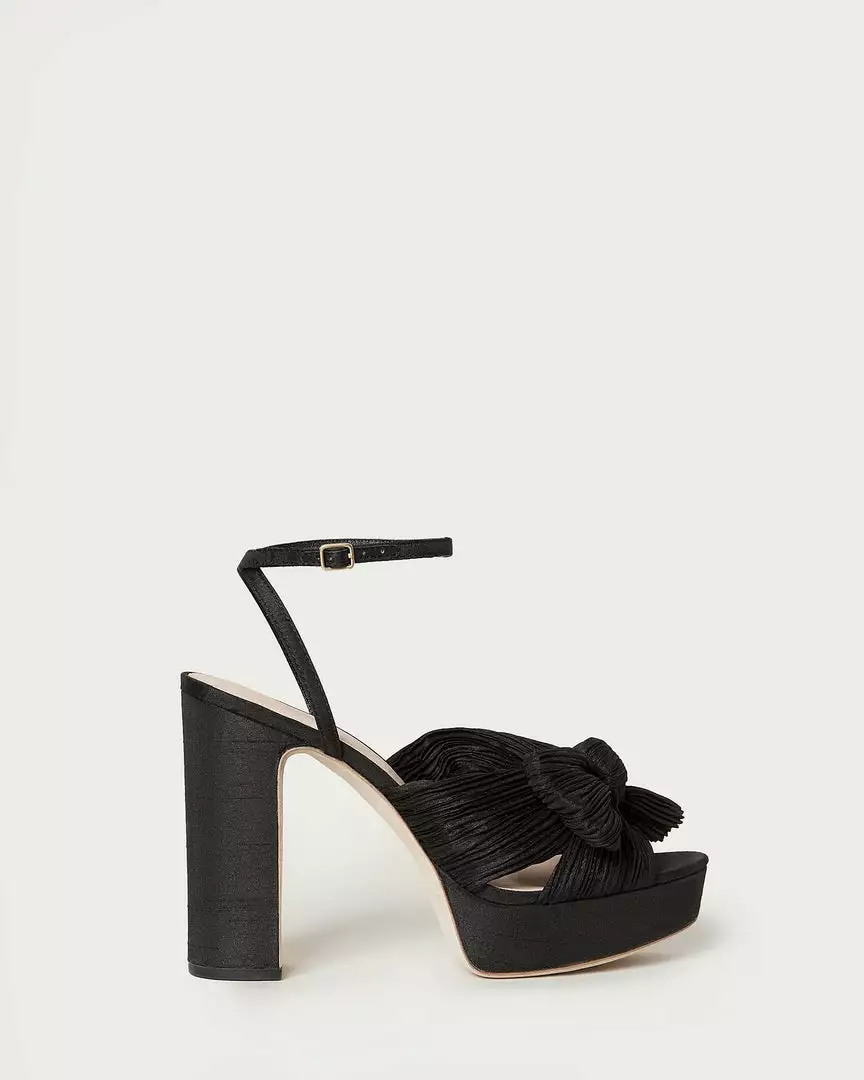 Loeffler Randall Natalia Black Platform Bow Heel 4 Loeffler Randall Natalia Black Platform Bow Heel