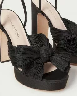 Loeffler Randall Natalia Black Platform Bow Heel 9 Loeffler Randall Natalia Black Platform Bow Heel