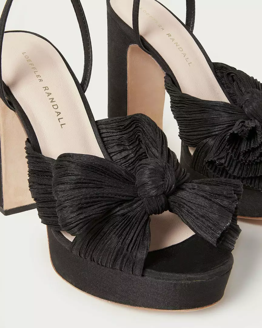 Loeffler Randall Natalia Black Platform Bow Heel 5 Loeffler Randall Natalia Black Platform Bow Heel