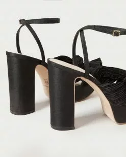 Loeffler Randall Natalia Black Platform Bow Heel 10 Loeffler Randall Natalia Black Platform Bow Heel
