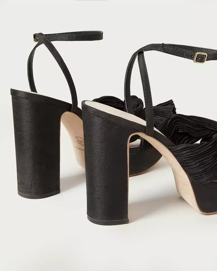 Loeffler Randall Natalia Black Platform Bow Heel 6 Loeffler Randall Natalia Black Platform Bow Heel
