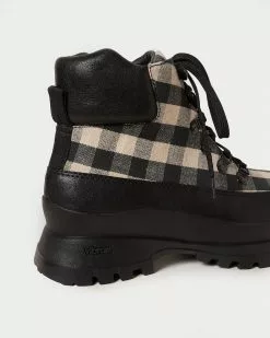 Loeffler Randall New Arrivals Owen Gingham Hiking Boot