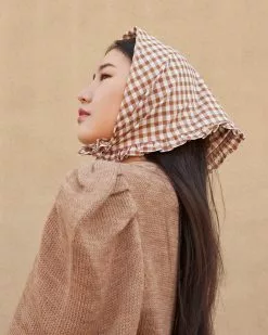 Loeffler Randall Sale Palmer Brown Ruffle Edge Bandana 7 Loeffler Randall Sale Palmer Brown Ruffle Edge Bandana