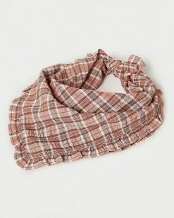 Loeffler Randall Palmer Plaid Ruffle Edge Bandana New Arrivals