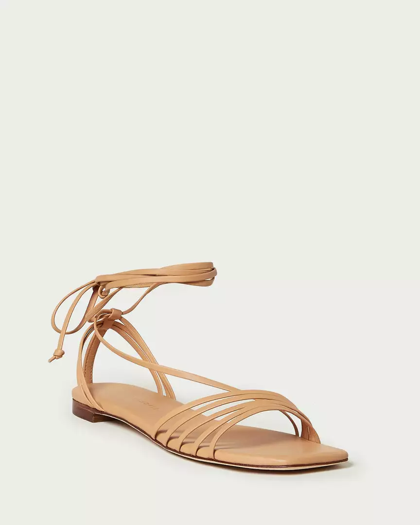 Loeffler Randall Peggy Dune Strappy Wrap Sandal 4 Loeffler Randall Peggy Dune Strappy Wrap Sandal