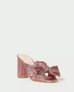 Loeffler Randall Penny Rose Pleated Bow Heel