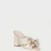 Loeffler Randall Penny Platinum Pleated Bow Heel
