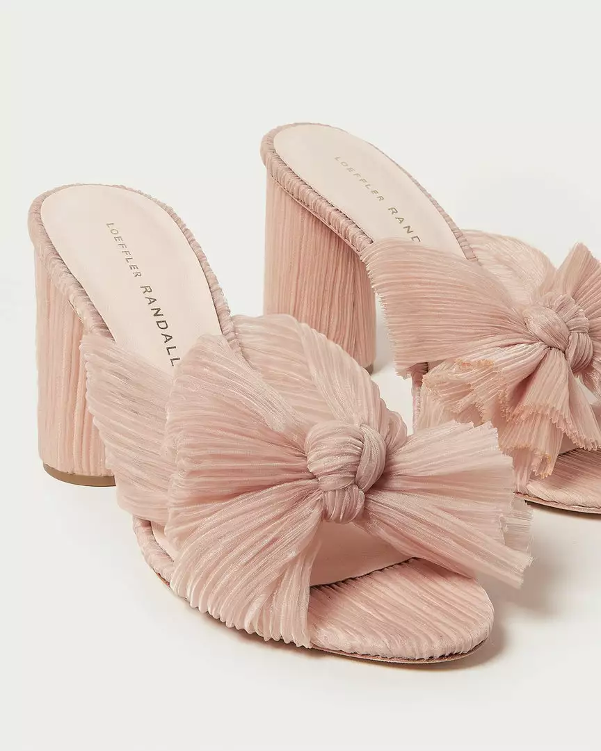 Loeffler Randall Penny Beauty Pleated Bow Heel 5 Loeffler Randall Penny Beauty Pleated Bow Heel