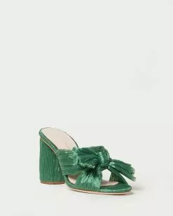 Loeffler Randall Penny Sage Pleated Bow Heel