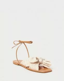 Loeffler Randall New Arrivals Peony Plaid Pleated Bow Slide