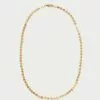 Loeffler Randall Percy Gold Heart Link Necklace