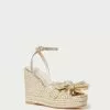 Loeffler Randall Peri Gold Pleated Wedge Espadrille New Arrivals
