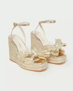 Loeffler Randall Peri Gold Pleated Wedge Espadrille New Arrivals 9 Loeffler Randall Peri Gold Pleated Wedge Espadrille New Arrivals