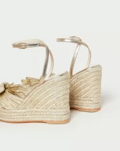 Loeffler Randall Peri Gold Pleated Wedge Espadrille New Arrivals 10 Loeffler Randall Peri Gold Pleated Wedge Espadrille New Arrivals
