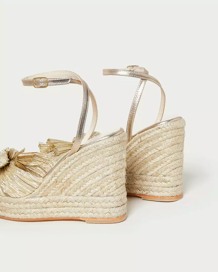 Loeffler Randall Peri Gold Pleated Wedge Espadrille New Arrivals 6 Loeffler Randall Peri Gold Pleated Wedge Espadrille New Arrivals