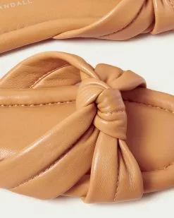 Loeffler Randall Polly Caramel Puffy Knot Sandal New Arrivals