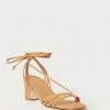 Loeffler Randall New Arrivals Prisca Dune Strappy Wrap Heel