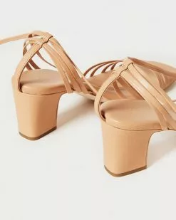 Loeffler Randall New Arrivals Prisca Dune Strappy Wrap Heel