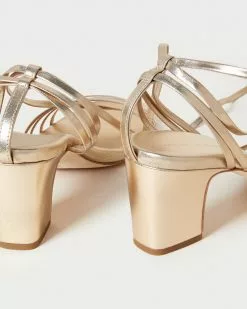Loeffler Randall Prisca Champagne Strappy Wrap Heel New Arrivals
