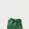Loeffler Randall Rayne Sage Bow Clutch Pleats 2 Loeffler Randall Rayne Sage Bow Clutch Pleats