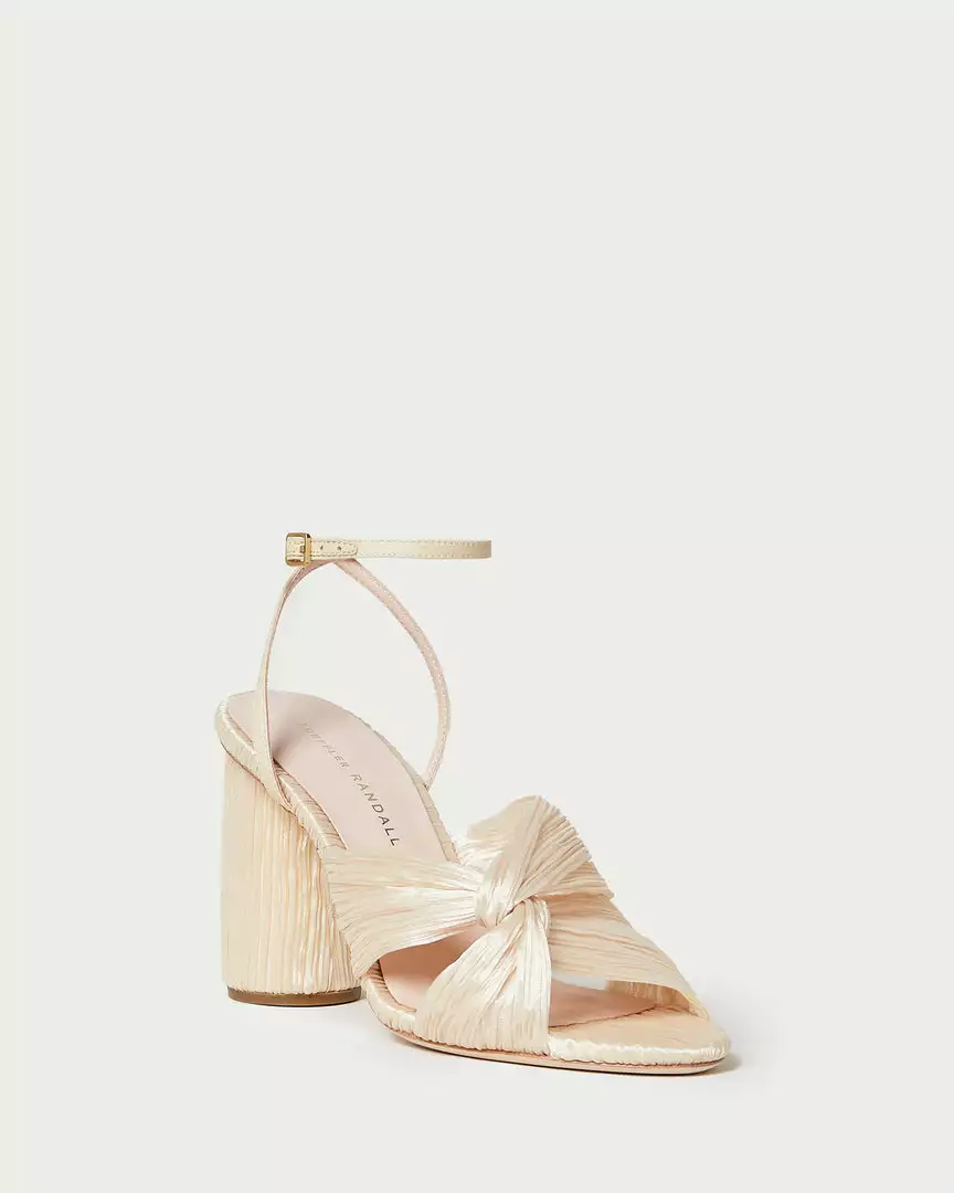 Loeffler Randall Reed Almond Pleated Twist Heel 3 Loeffler Randall Reed Almond Pleated Twist Heel