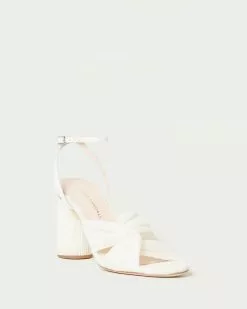 Loeffler Randall Reed Pearl Pleated Twist Heel Pleats