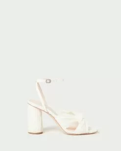 Loeffler Randall Reed Pearl Pleated Twist Heel Pleats