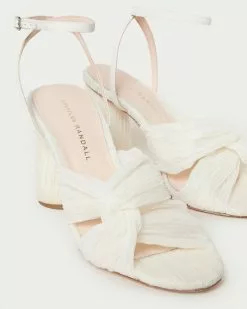 Loeffler Randall Reed Pearl Pleated Twist Heel Pleats