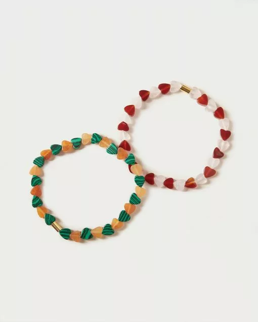 Loeffler Randall Renata Heart Stone Bracelet