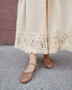 Loeffler Randall Ridley Tan Tape Lace Skirt Sale