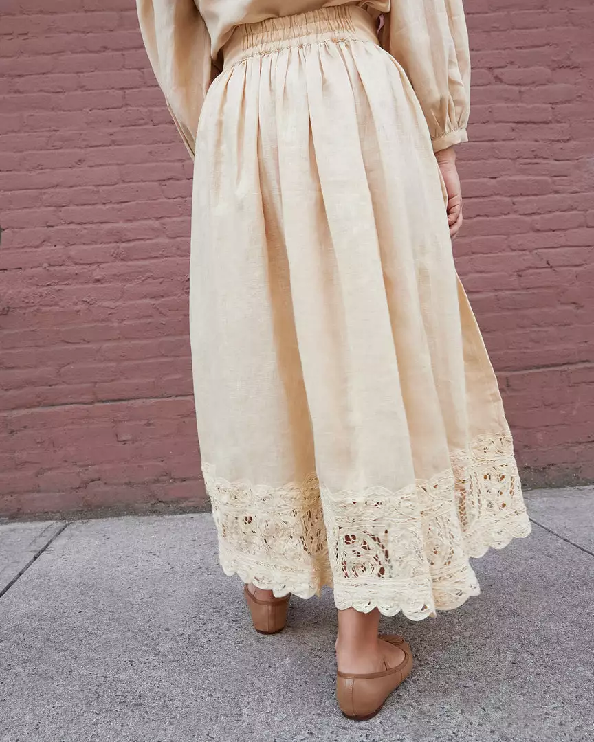 Loeffler Randall Ridley Tan Tape Lace Skirt Sale 5 Loeffler Randall Ridley Tan Tape Lace Skirt Sale