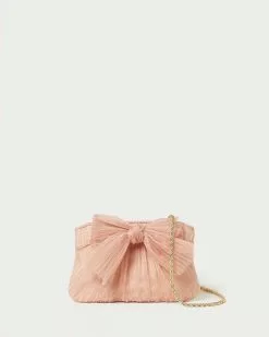 Loeffler Randall Pleats Rochelle Beauty Mini Bow Clutch