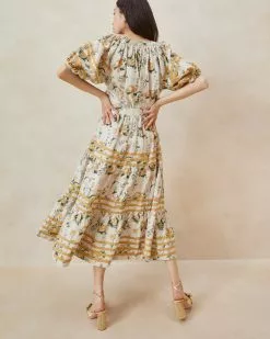 Loeffler Randall Romily Nova Floral Tiered Skirt New Arrivals