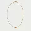 Loeffler Randall New Arrivals Rosemary Pink Stone Heart Necklace 1 Loeffler Randall New Arrivals Rosemary Pink Stone Heart Necklace