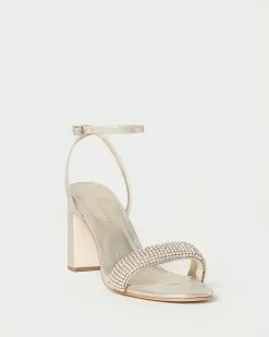 Loeffler Randall Shay Cappuccino Rhinestone Heel