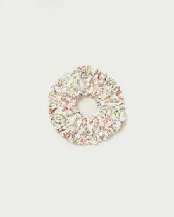 Loeffler Randall Sale Shelby Romance Floral Pleated Scrunchie